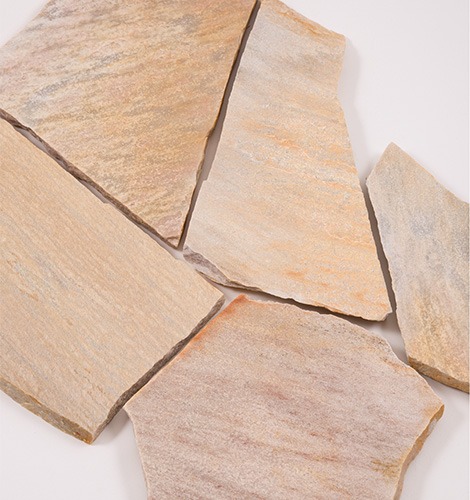 Polygonalplatte Brasilianisch Quarzit Yellow